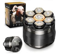 Dyoonoer 7D Electric Head Shavers for Men - Cordless Waterproof Rotary Razor Head Shavers for Bald Head with LED Display, Wet/Dry Use - Ideal for Sensitive Skin, Travel & Gifts