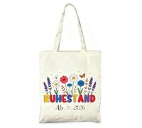 DYOUen Retirement Gift Cotton Bag 35 x 40 cm, Retirement Gift for Women, Funny Farewell Gift Colleague 2026