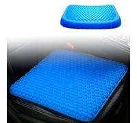 DYQACY Cooling Gel Car Seat Cushion for Fit/Jazz 3.Generation (GK) 2015 2016 2017 2018 2019 2020, Elastic Gel Seat Pad with Non-Slip Cover Breathable Office Home,S-Without Cover