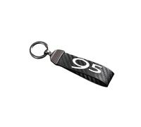 DYQCD 1 Pc Creative Cars Keyring Keychain for SAAB 95 Chrome Plated Metal Alloy Car Key Fob Work Replacement for Car Accessories