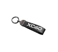 DYQCD 1 Pc Creative Cars Keyring Keychain for Volvo XC 60 Chrome Plated Metal Alloy Car Key Fob Work Replacement for Car Accessories