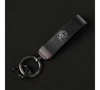 DYQCD 1 x Car Creative Key Ring for MG EZS HS Mulan ONE TF ZS Navigator Metal Alloy Car Key Fob Emblem Badge Carabiner Accessories Black Style