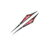 DYQCD 2 Pcs Car Side Fender Emblem Badge Sticker for SAAB 93 95 Trim Fender Sticker Air Wing Cover Trim Air Flow Intake Hole Grille Accessories,Redlabel