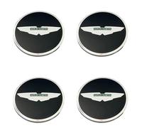 DYQCD 4 Pcs Centre Caps for Aston Martin Valkyrie Hubcaps Car Wheel Centre Rims Hub Caps Alloy Durable Wheel Accessories,Blackstyle