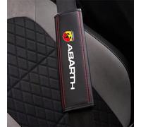 DYQCD Car Seat Belt Pads for Abarth 500 Seatbelt Comfort Pads Strap Shoulder Pad Safety Seat Belt Skin-Friendly Accessories