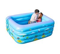Dyqyym Full-Sized Inflatable Lounge Pool Air Swimming Pool Suitable for Outdoor Garden Backyard Portable Backyard Water Party