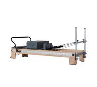 Dyqyym Pilates Core Bed,Balanced Body Reformer,Stainless Fitness Workouts Equipment Yoga Training Bed,Home Stretcher,Multifunctional Sliding Bed/Back Corrector