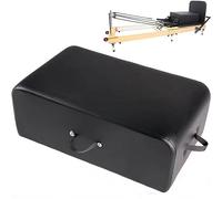 Dyqyym Pilates Reformer, Foldable Pilates Machine, Adjustable Intensity Pilates Bed, Multifunctional Pilates Reformer, Exercise Yoga Equipment, Pilates Bed Fitness Equipment (Black Box 68*44*22cm