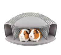 Dyrdekly Guinea Pig Bed, Interactive Tunnel, Washable Guinea Pig Accessories, Toy for Ferrets, Rabbits & Chinchilla