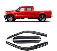 DYRDINSHOW for 1999-2016 Fo-rd F-250 F-350 F-450 F-550 Super Duty SuperCab Crew Cab Smoke Vent Window Door Visor Rain Guards