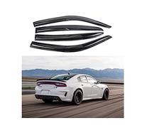 DYRDINSHOW for 2011-2022 Dodge Charger Smoke Window Visors Sun Rain Wind Guards