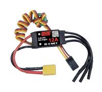 DYS 12A 2-4S Brushless ESC with 5V/2A BEC with XT30 & 2.0mm Plug for RC Fixed-Wing Aircraft Helicopter