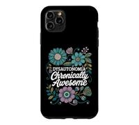 Dysautonomia Chronically Awesome Awareness Floral Design Case for iPhone 11 Pro Max