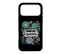 Dysautonomia Chronically Awesome Awareness Floral Design Case for iPhone 17 Pro Max