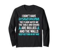 Dysautonomia Warrior Dysautonomy Awareness Pots Warrior Long Sleeve T-Shirt