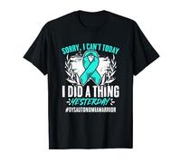 Dysautonomia Warrior Turquoise Pots Dysautonomia Awareness T-Shirt