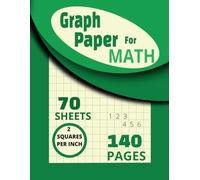 Dyscalculia Graph Paper For Math: Large, 2 Squares per Inch, Lined Grid Practice Sheet Notebook for Organizing Math Equations & Supporting Problem ... in Kids & Adults With Learning Difficulties