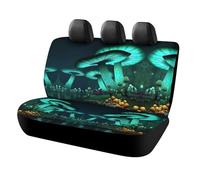 Dyscalibro Car Back Seat Cover, Psychedelic Mushroom Car Seat Cover, Universal Seat Covers Set for Most Cars Trucks SUVs