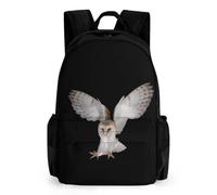 Dyscalibro Daypack, Barn Owl Backpack, Rucksack with Pockets for Hiking Camping Travel