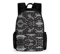 Dyscalibro Daypack, Jurassic Dinosaurs Backpack, Rucksack with Pockets for Hiking Camping Travel
