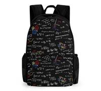 Dyscalibro Daypack, Math Linear Mathematics Education Backpack, Rucksack with Pockets for Hiking Camping Travel