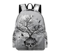 Dyscalibro Rucksack, Horror Skull Tree Backpack, Casual Daypack for Outdoors,Sport,Travel