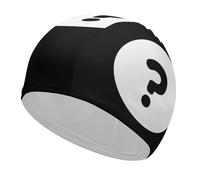 Dyscalibro Swimming Hat, Question Mark Swimming Cap, Bathing Caps for Long Short Hair