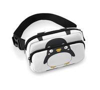 Dyscalibro Waist Bag, Cute Penguin Bumbag, Adjustable Fanny Pack for Running Walking Hiking