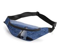 Dyscalibro Waist Bag, Killer Whales Orca Bumbag, Adjustable Fanny Pack for Running Walking Hiking