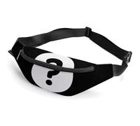 Dyscalibro Waist Bag, Question Mark Bumbag, Adjustable Fanny Pack for Running Walking Hiking
