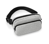 Dyscalibro Waist Bag, Siamese Cat on Wall Bumbag, Adjustable Fanny Pack for Running Walking Hiking