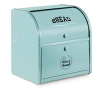 Dyserbuy 2-Layer Bread Bin, Large Bread Bins for Kitchen, Green | Space-Saving Design, Metal Bread Storage Container for Fresh Loaves, Cookies, Pastries 30 x 25 x 33 cm