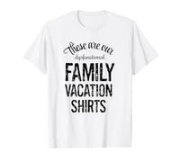 Dysfunctional Family Vacation Matching Reusable Every Year Value Graphic T-Shirt