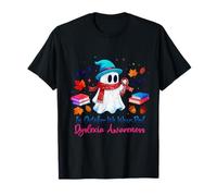 Dyslexia Awareness Red Ribbon October Education Wear T-Shirt
