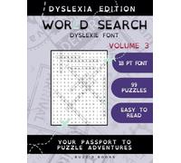 Dyslexia Edition of World Search Volume 3: Large Print Word Search Puzzles for Adults, Seniors & Teens with Dyslexia (Dyslexie Font) (Dyslexia World)