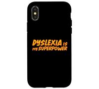 Dyslexia Is My Superpower Dyslexia Awareness Month Case for iPhone X/XS