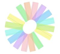 Dyslexia Overlays, 16 Coloured Overlays for Reading Dyslexia, Reading Ruler for Dyslexia, Dyslexia Aids, 19 * 7cm PET Material, Reading Overlays for Visual Stress and Irlen Syndrome