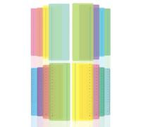 Dyslexia Overlays, 16 PCS Professional Overlays for Reading Dyslexia, Coloured Overlays Reading Rulers, Dyslexia Aids for Dyslexia Irlens Syndrome Adhd and Visual Stress, Coloured Reading Overlays