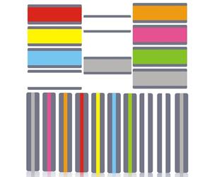 Dyslexia Overlays, 20 PCS Dyslexia Aids for Children, Reading Coloured Overlay Highlight Strips for Visual Stress Dyslexia Reading Aids Back to School