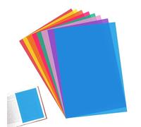 Dyslexia Overlays, 8Pcs A4 Coloured Dyslexia Aids for Children, Reading Ruler for Reading Aids Adults Children Coloured Overlays for ADHD Visual Stress Irlens Syndrome