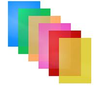 Dyslexia Overlays, A4 Coloured Dyslexia Aids for Children, 6PCS Coloured Overlays for Reading Dyslexia, ADHD, Irlens Syndrome, Reduce Visual Stress