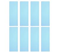 Dyslexia Overlays: Blue Overlay Strips for Guided Reading - 8pcs Colored Tracking Highlight Overlay Bookmarks to Reduce Visual Stress, Ideal Teaching Supplies for Classroom Use (Sky Blue)