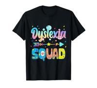 Dyslexia Squad Colorful Inclusion Empowerment Design T-Shirt