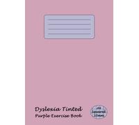 Dyslexia Tinted Exercise Book A4 10mm Squared: Visual Stress Notebook - Purple Paper A4 (21cm x 29.7cm) - School Maths Exercise Books - 10 mm Squares - Pink Cover