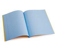 Dyslexia Tinted Exercise Books - A4-8mm lined with margin - Sky (10 Pack)