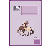 Dyslexia, Visual Stress Special Education Tinted School Exercise Books for Maths - squared with margin - coloured paper purple, horses: A4 format, ... exercise books for home & classroom use)