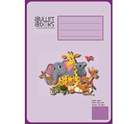 Dyslexia, Visual Stress Special Education Tinted School Exercise Books for Writing - ruled with margin - coloured paper purple, animals: A4 format, ... exercise books for home & classroom use)
