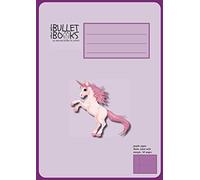 Dyslexia, Visual Stress Special Education Tinted School Exercise Books for Writing - ruled with margin - coloured paper purple, unicorn: A4 format, ... exercise books for home & classroom use)