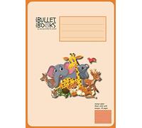 Dyslexia, Visual Stress Special Education Tinted School Exercise Books for Writing - ruled with margin - coloured paper orange, animals: A4 format, ... exercise books for home & classroom use)