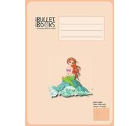 Dyslexia, Visual Stress Special Education Tinted School Exercise Books for Writing - ruled with margin - coloured paper peach, mermaid: A4 format, ... exercise books for home & classroom use)